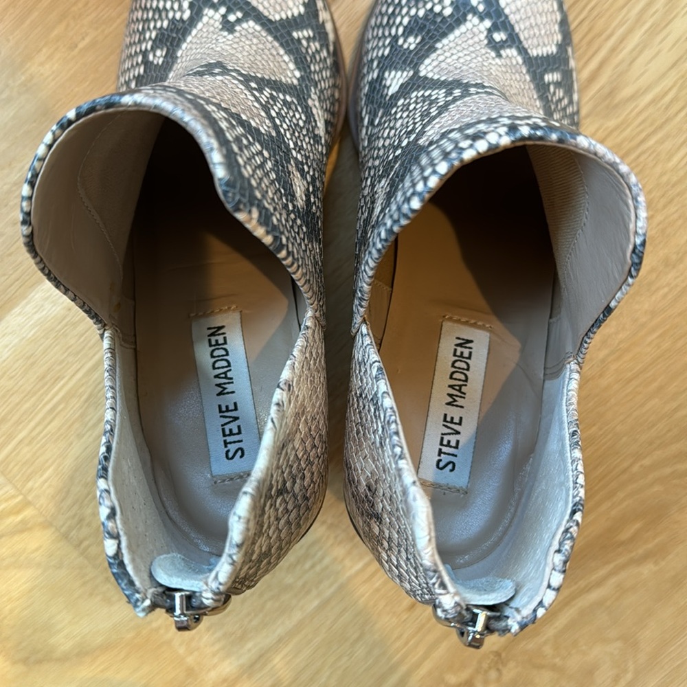 Steve Madden Reptile Print Booties - image 4